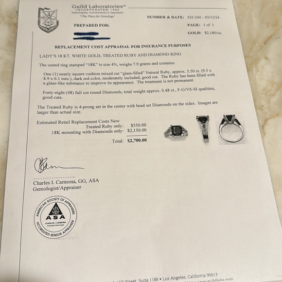 Ruby ring - Picture 4 of 4